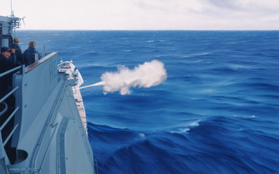 GUN ACTION DURNING A BLOW